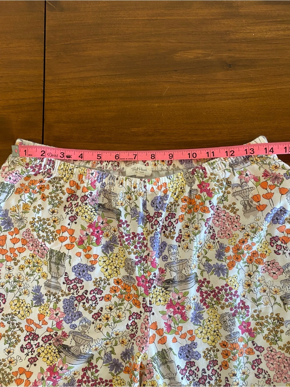 BedHead Women’s Floral Capri Pajama Set 3/4 sleeve - Picture 14 of 16